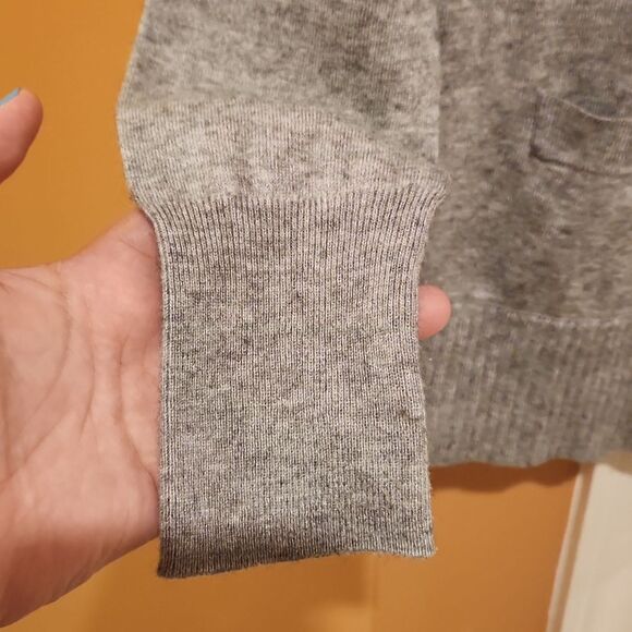 Banana Republic Women's Gray Open Cardigan w/ Pockets Size M - Picture 5 of 7